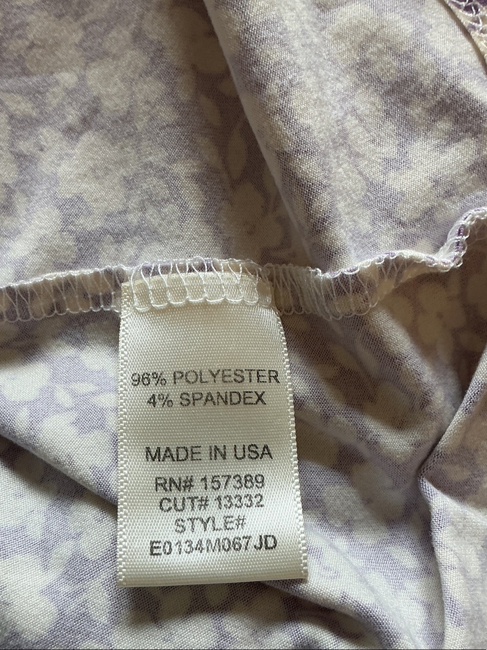 NWOT Altar'd State Lavender Floral V-Neck M Tiered Dress with Cap Sleeve - Picture 8 of 8